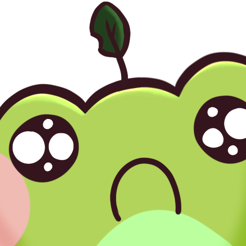 Sad frog